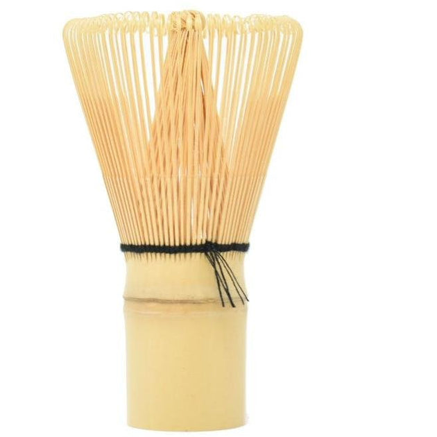 Matcha Whisk- White Bamboo (100 prongs) - Light of Day Organics