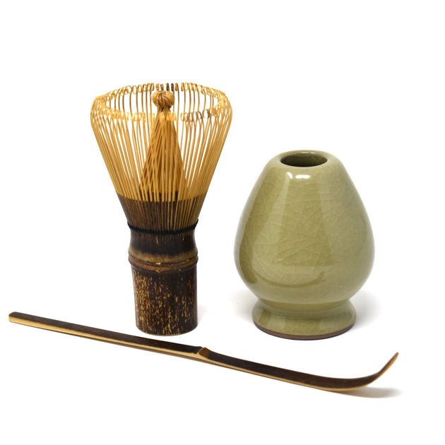 Natural Bamboo Matcha Tea Whisk - Long - Shizen Cha
