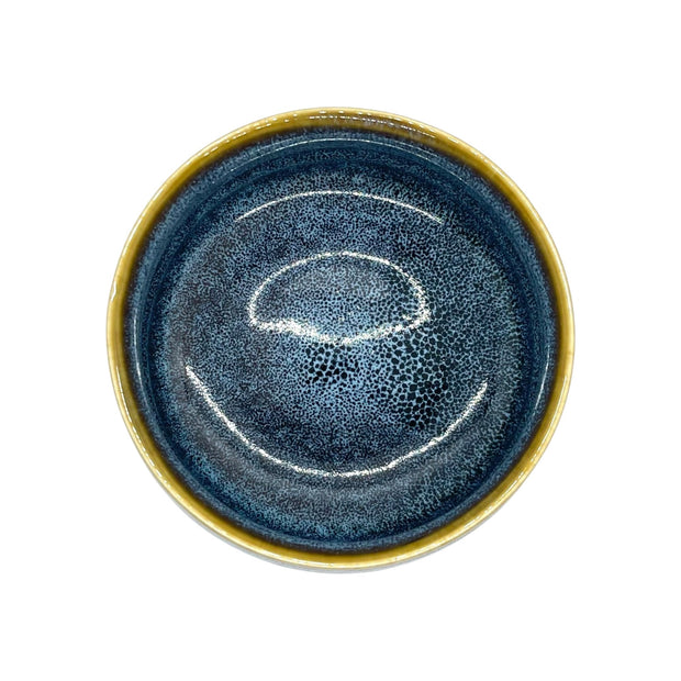 Kaiyo Sea Blue Matcha Tea Bowl - Shizen Cha