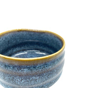 Kaiyo Sea Blue Matcha Tea Bowl - Shizen Cha