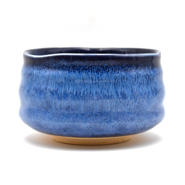 Mosaic Blue Matcha Tea Bowl - Shizen Cha