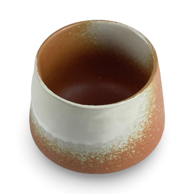 Amber Crest Tsutsu - gata Tea Cup - Shizen Cha