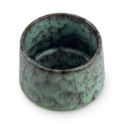 Forest Green Tsutsu - gata Tea Cup - Shizen Cha