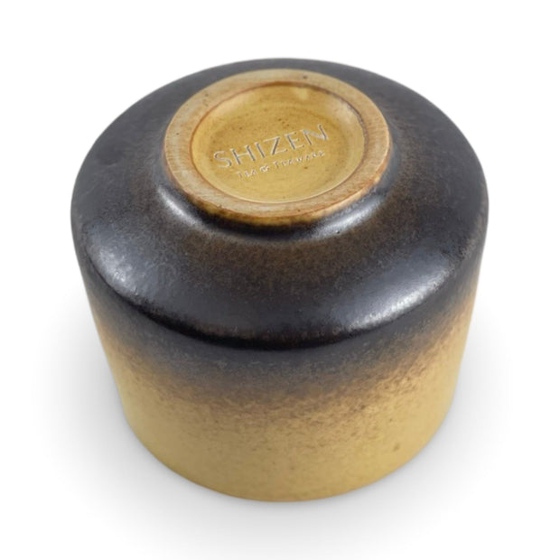 Golden Dusk Tsutsu - gata Tea Cup - Shizen Cha