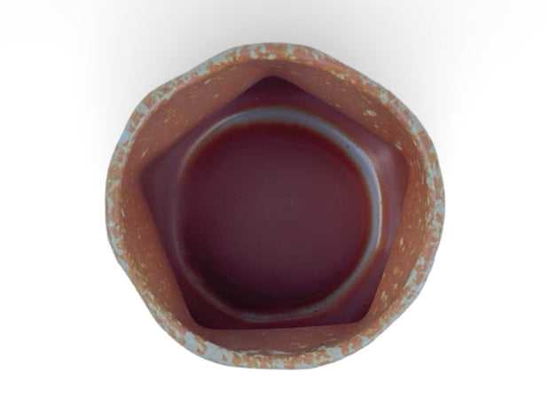 Japanese Amber Crest Kakkukei Tea Cup - Shizen Cha