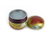 Japanese Autumn Festival Lacquered Tea Tin Container - Shizen Cha