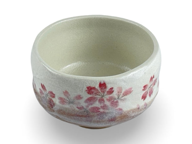 Japanese Autumn Hana Matcha Chawan Tea Bowl (Mini) - Shizen Cha