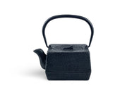 Japanese Black Cast Iron Square Tetsubin Teapot - Shizen Cha