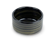 Japanese Black Kuro Streak Matcha Chawan Tea Bowl - Shizen Cha