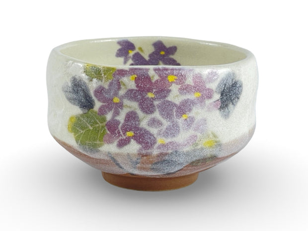 Japanese Blossom Hana Matcha Chawan Tea Bowl (Mini) - Shizen Cha