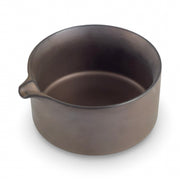 Japanese Bronze Katakuchi Matcha Tea Bowl - Shizen Cha