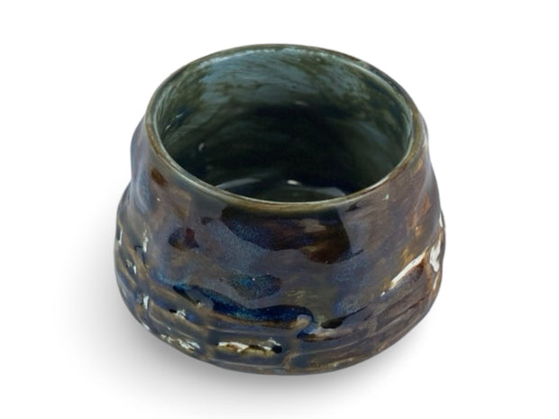 Japanese Chikyu Earth Raku - yaki Tea Cup - Shizen Cha