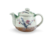 Japanese Hana Plum Blossom Floral Teapot - Shizen Cha