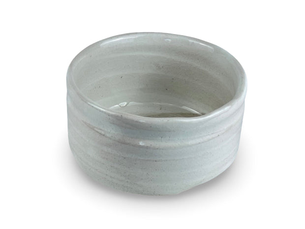 Japanese Ishi Stone White Matcha Chawan Tea Bowl - Shizen Cha