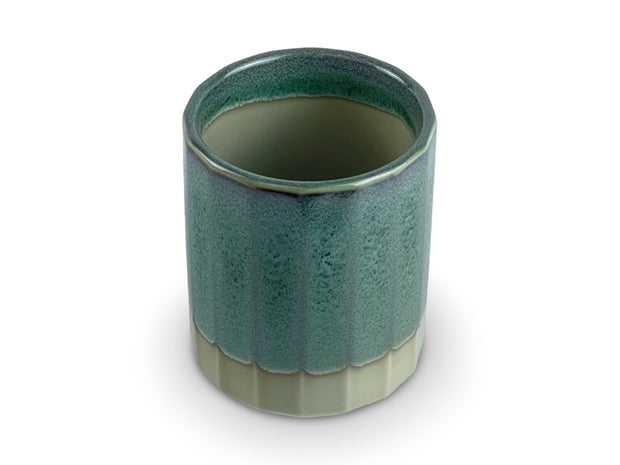 Japanese Jade Green Hisui Tea Cup - Shizen Cha