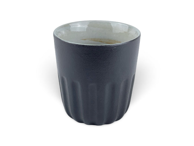 Japanese Kuro Black Banko Tea Cup - Shizen Cha