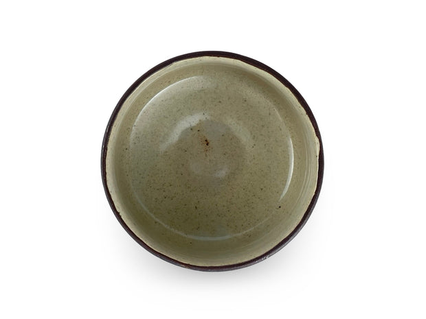 Japanese Madori Obe Orange Matcha Chawan Tea Bowl - Shizen Cha