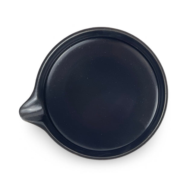 Japanese Matte Black Katakuchi Matcha Tea Bowl - Shizen Cha