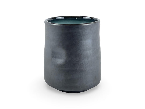 Japanese Matte Space Gray Tea Cup - Shizen Cha