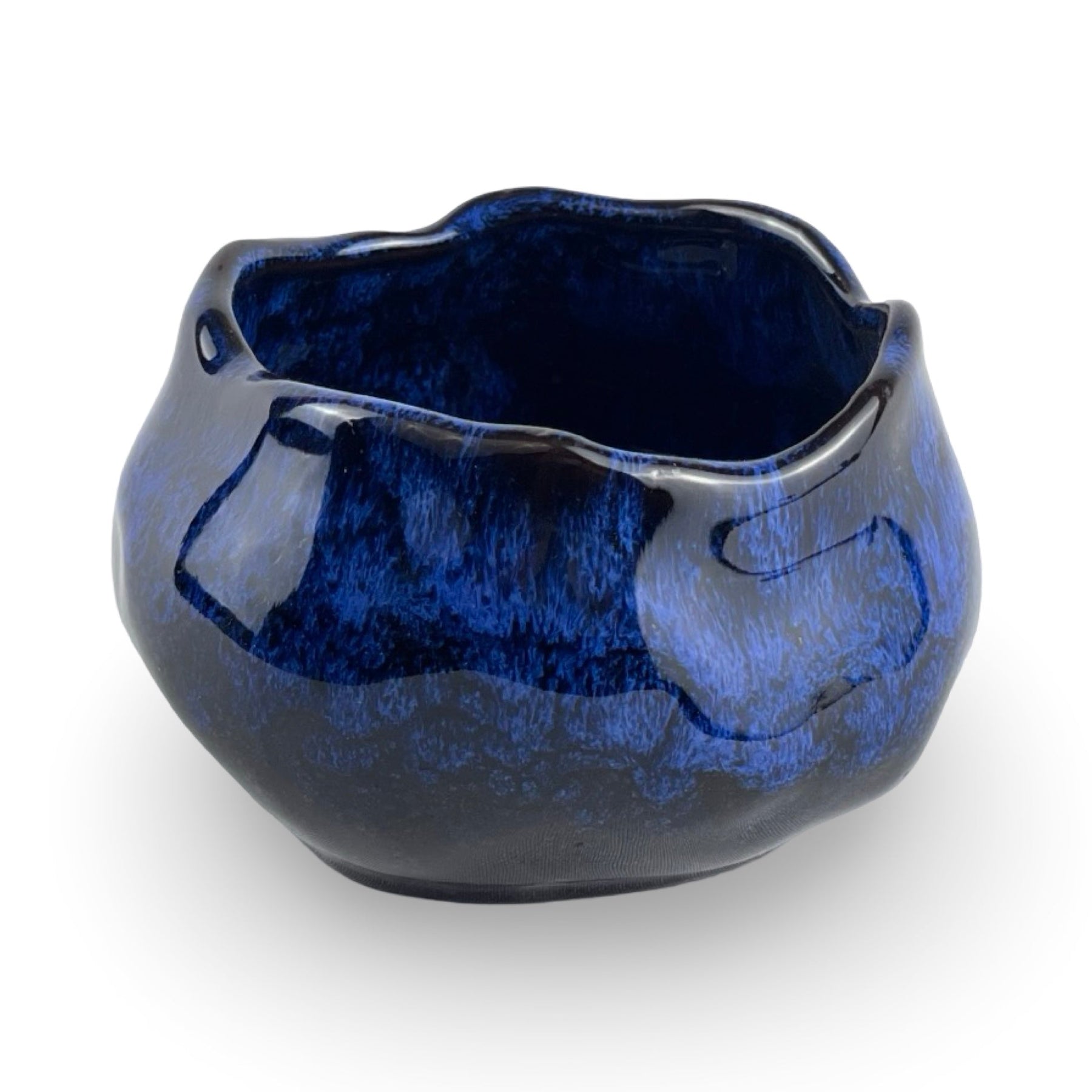 Japanese Midnight Blue Mini Chawan Matcha Tea Bowl