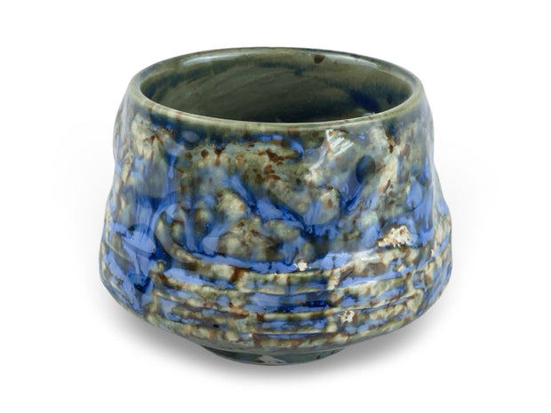 Japanese Misty River Raku - yaki Tea Cup - Shizen Cha