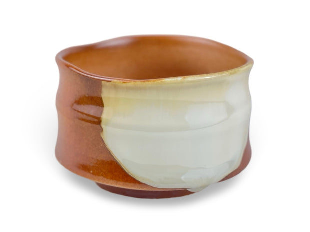 Japanese Morning Snow Chawan Tea Bowl - Shizen Cha