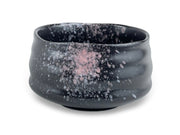 Japanese Nebula Black Matcha Chawan Tea Bowl - Shizen Cha