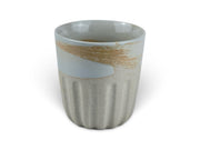 Japanese Pewter Gray Banko Tea Cup - Shizen Cha