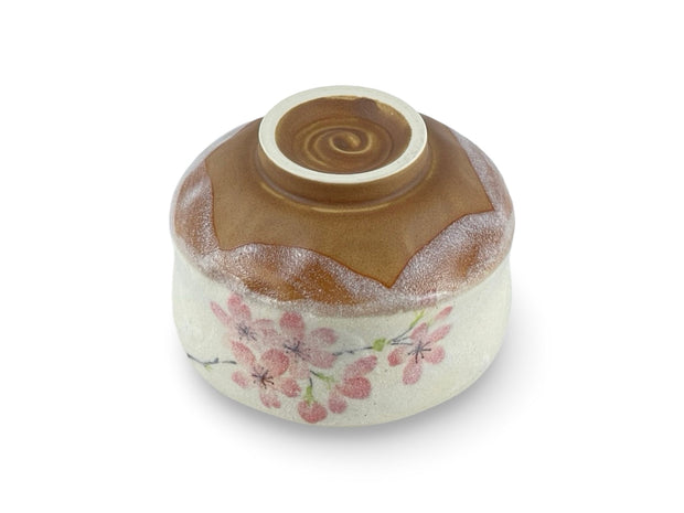 Japanese Pink Sakura Hana Matcha Chawan Tea Bowl (Mini) - Shizen Cha