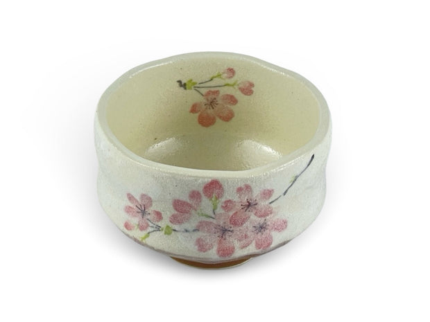 Japanese Pink Sakura Hana Matcha Chawan Tea Bowl (Mini) - Shizen Cha