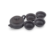 Japanese Purple Clay Teapot Set - Shizen Cha