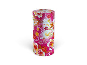 Japanese Sakura Blossom Pink Washi Paper Tea Tin Container - Shizen Cha