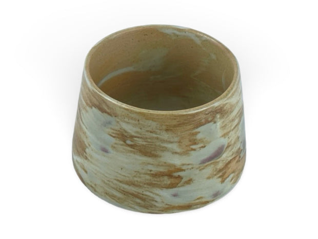 Japanese Sandstorm Tsutsu - gata Tea Cup - Shizen Cha