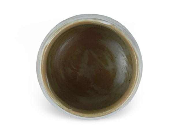 Japanese Sandstorm Tsutsu - gata Tea Cup - Shizen Cha