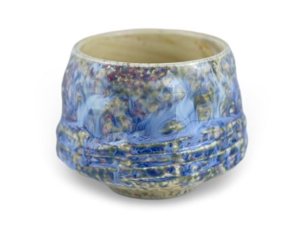 Japanese Spring Dew Raku - yaki Tea Cup - Shizen Cha