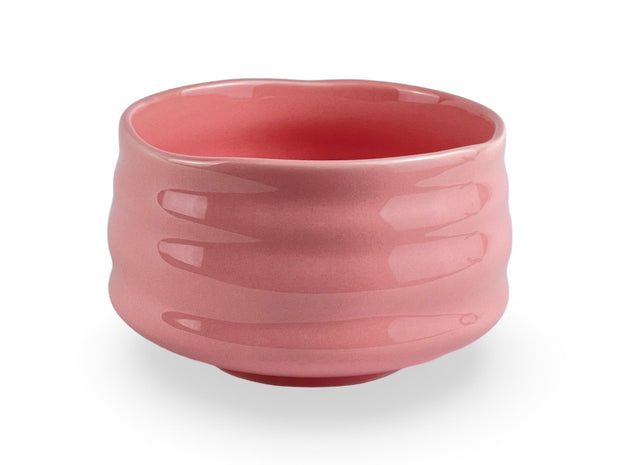 Japanese Strawberry Cream Pink Matcha Chawan Tea Bowl - Shizen Cha