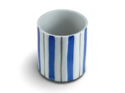 Japanese Striped Aoi Matsuri Tea Cup - Shizen Cha