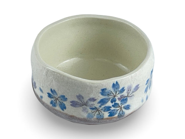 Japanese Winter Hana Matcha Chawan Tea Bowl(Mini) - Shizen Cha