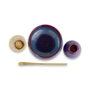 Midnight Dawn Matcha Tea Bowl Set - Shizen Cha