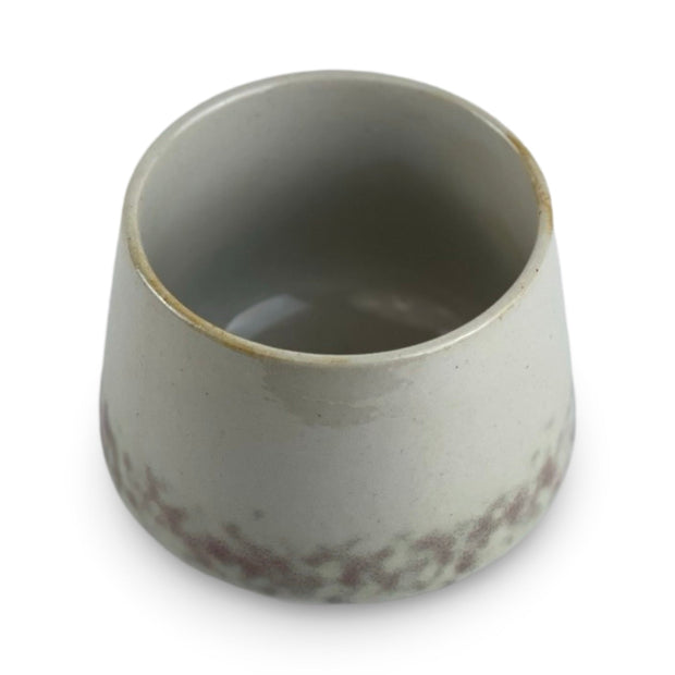 Pewter Cast Tsutsu - gata Tea Cup - Shizen Cha