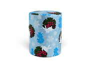 Japanese Winter Rabbit Washi Paper Tea Tin Container