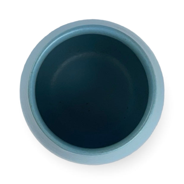 Robin Egg Blue Horizon Yunomi Tea Cup - Shizen Cha