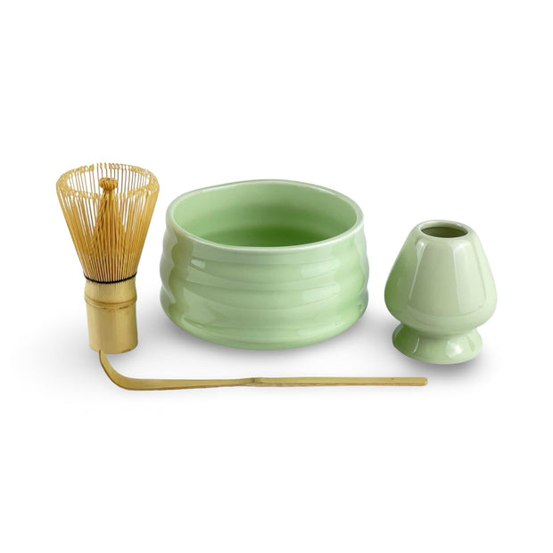 Seiji Celadon Matcha Tea Bowl Set - Shizen Cha