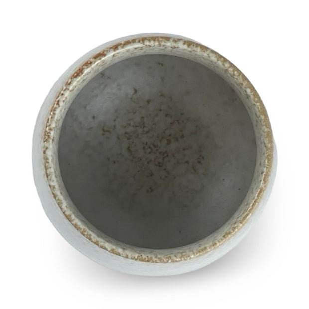 Snow Frost Tsutsu - gata Tea Cup - Shizen Cha