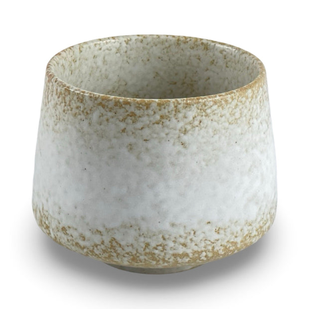 Snow Frost Tsutsu - gata Tea Cup - Shizen Cha