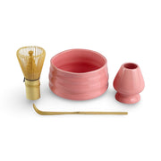 Strawberry Cream Pink Matcha Tea Bowl Set - Shizen Cha