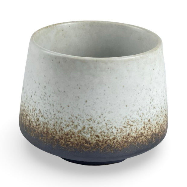 Winter Ash Tsutsu - gata Tea Cup - Shizen Cha