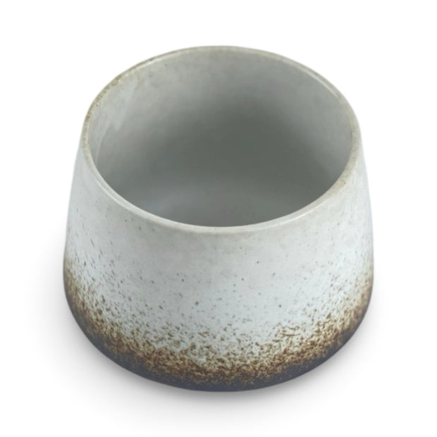 Winter Ash Tsutsu - gata Tea Cup - Shizen Cha