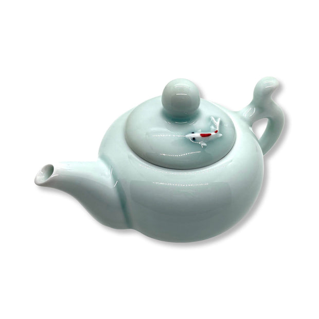 Blue Koi Fish Teapot Set - Shizen Cha