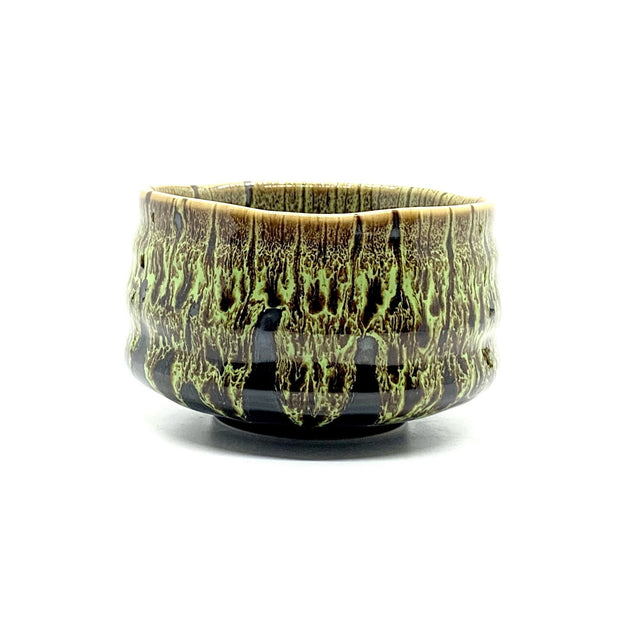 Fambe Green Matcha Tea Bowl - Shizen Cha